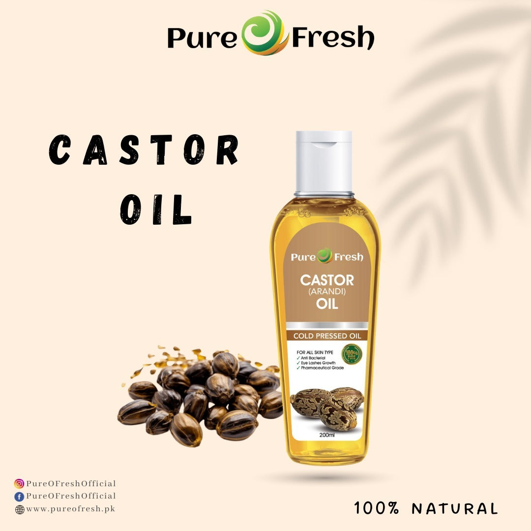 Castor Oil - Cold Pressed - (ارنڈ)