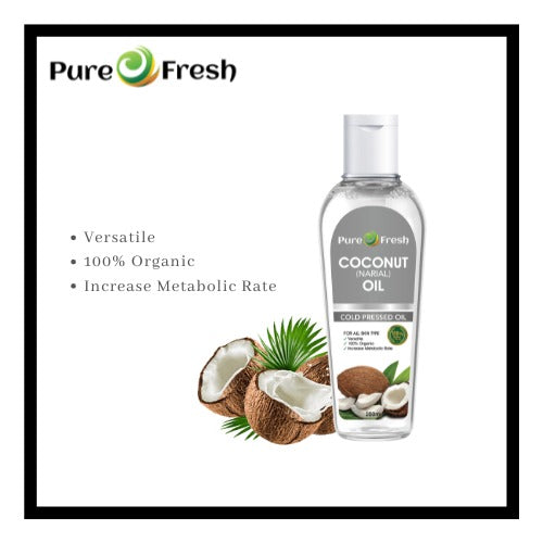 Coconut Oil - Cold Pressed - (ناریل)