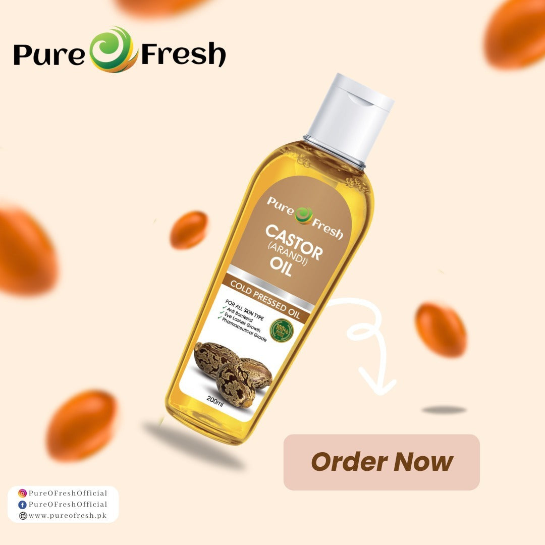 Castor Oil - Cold Pressed - (ارنڈ)