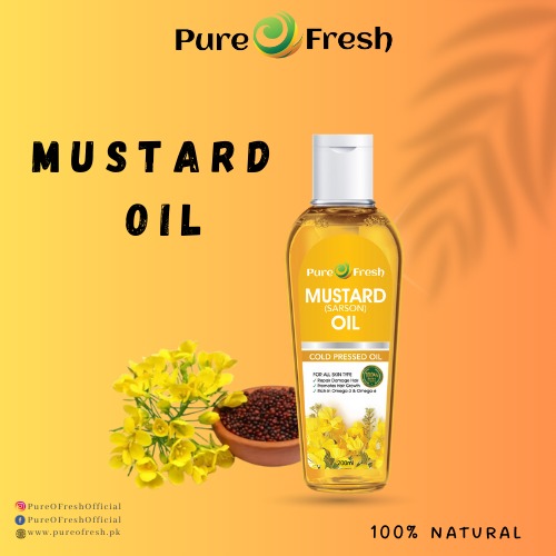 Mustard Oil - Cold Pressed - (سرسوں)