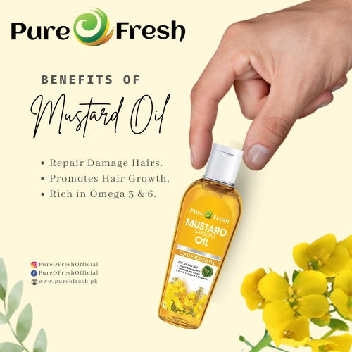 Mustard Oil - Cold Pressed - (سرسوں)