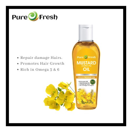 Mustard Oil - Cold Pressed - (سرسوں)