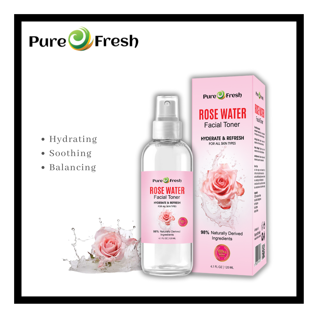 Buy 2 Rose Water Spray 120ml & Get Honey 80g FREE (Pack of 2)