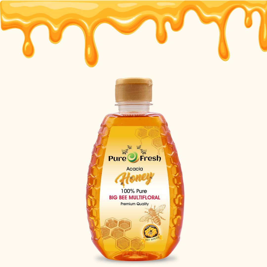 Honey Bottle Pure Acacia 100%