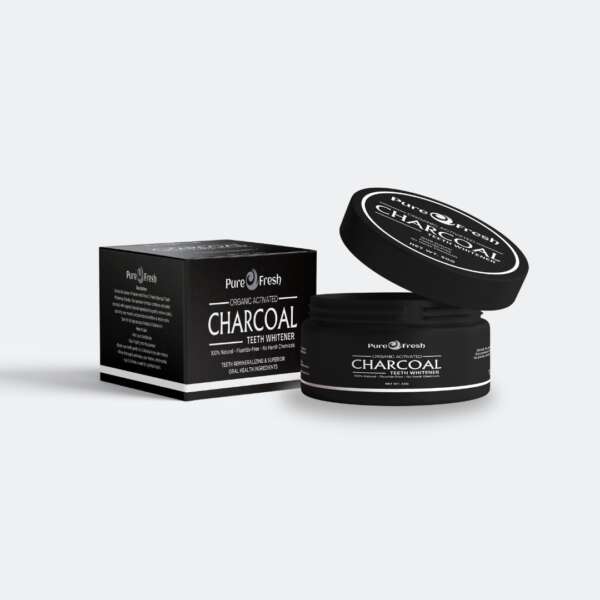 Pure O Fresh Activated Charcoal Teeth Whitening Powder - Image 3