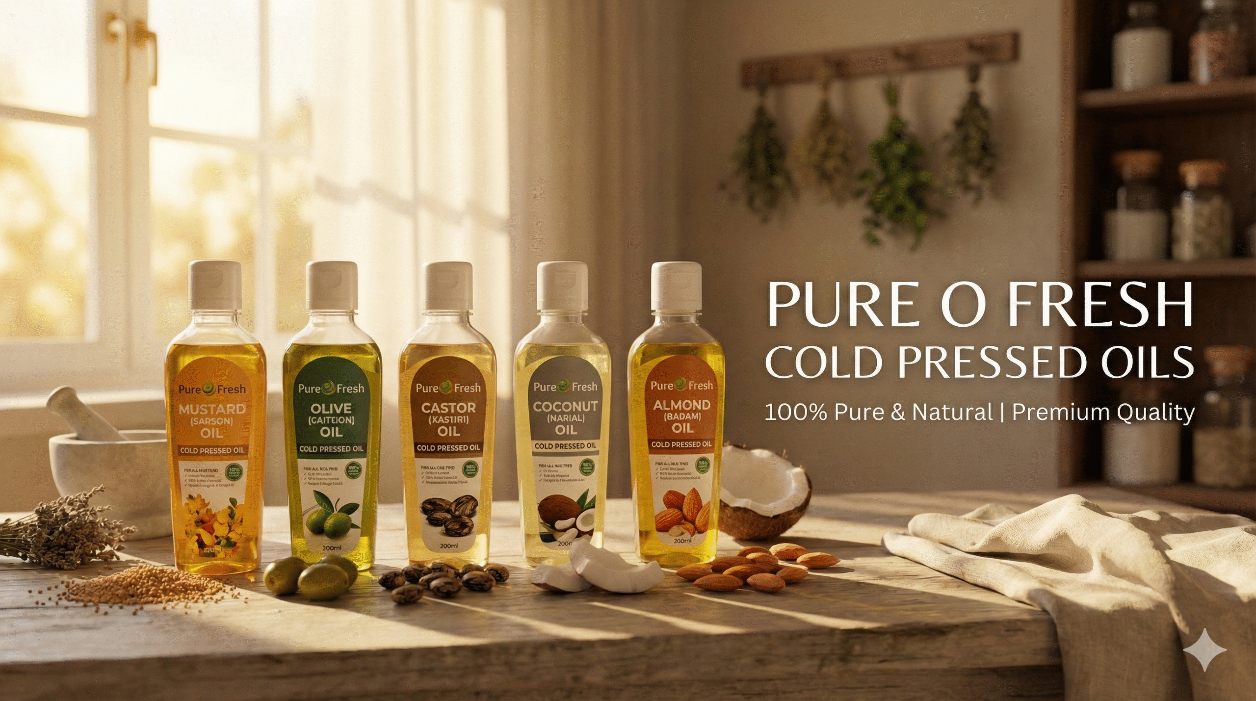 Cold press oil